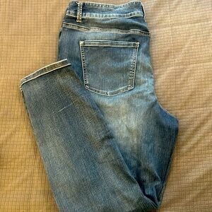 Womans jeans size 20w regular length straight leg light stretch